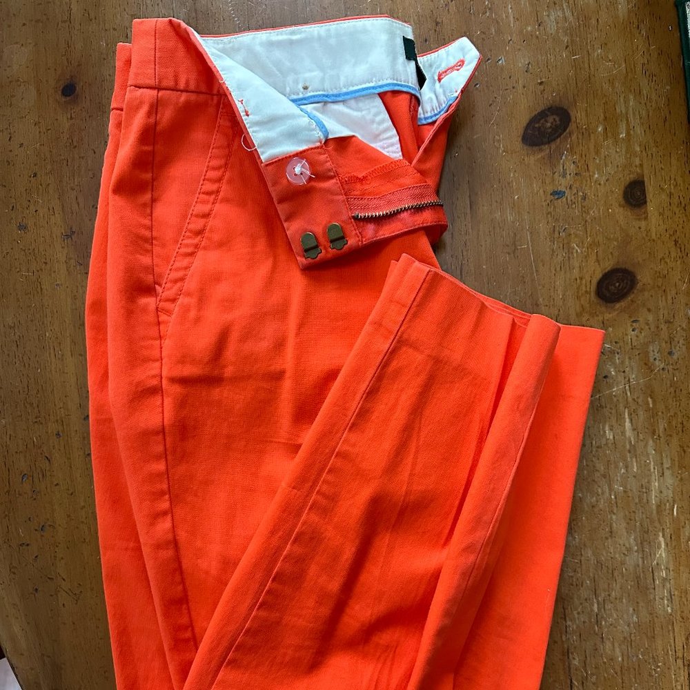 SOLD | J. Crew | City Fit Stretch Pants | Orange | Size 2